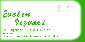 evelin vizvari business card
